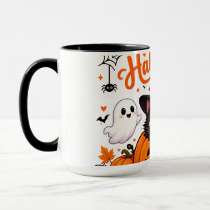 Mug de voyage Joyeux Halloween Chat Mignon - Sorci