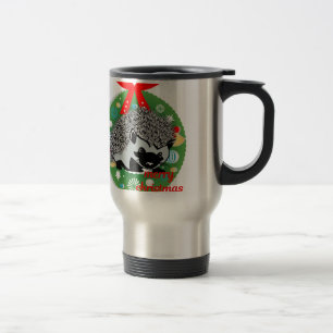 Mug De Voyage joyeux hérisson de noël