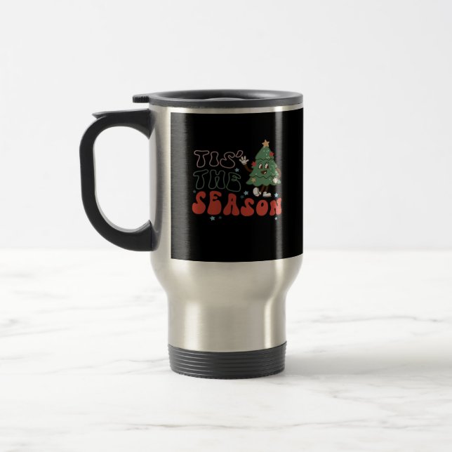 Mug De Voyage Joyeux Noël, c'est la saison (Gauche)