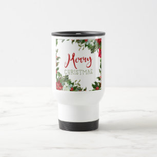 Mug De Voyage Joyeux Noël de verdure