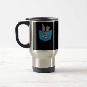 Mug De Voyage Joyeux Pop Pâques Peeking Bunny