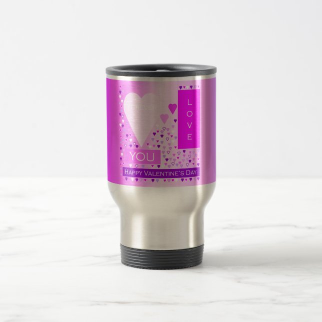 Mug De Voyage Joyeux Saint Valentin (Centre)