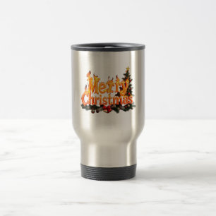 Mug De Voyage Joyeux sapin de Noël