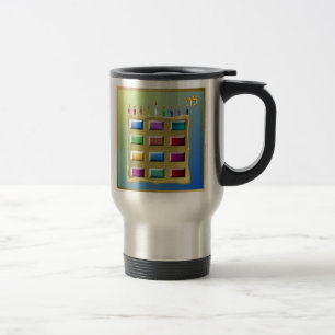 Mug De Voyage Judaica 12 Tribus d'Israël Lévi