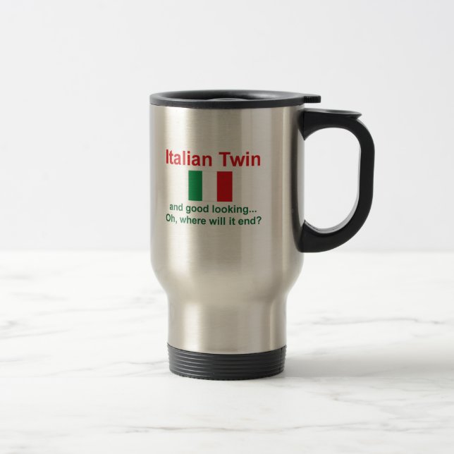 Mug De Voyage Jumeau italien beau (Droit)