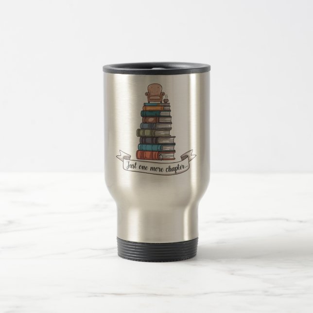 Mug De Voyage Juste un chapitre de plus - Conception de livre co (Centre)