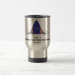 Mug De Voyage Juste un génie normalement distribué (humour de
