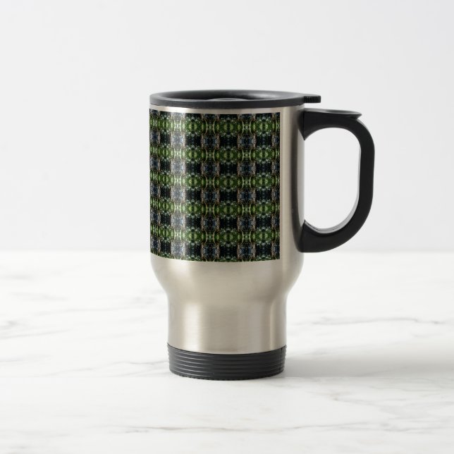 Mug De Voyage Kaleidoscope Grün (Droit)