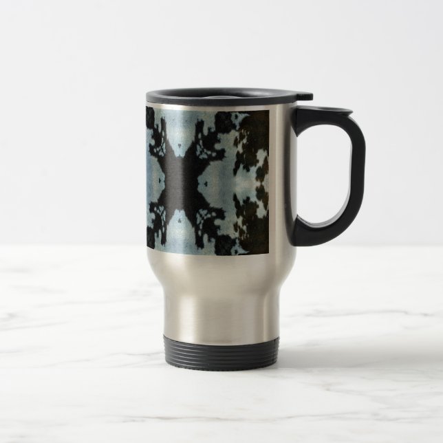 Mug De Voyage Kaleidoscope vache cache motif (Droit)