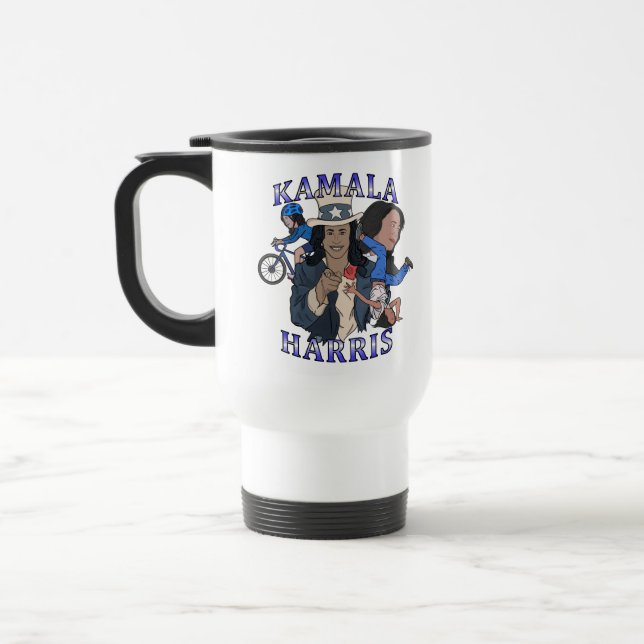 Mug De Voyage Kamala Harris Bootleg Rap (Gauche)