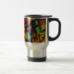 Mug De Voyage Kandinsky 304 Oeuvre Abstraite colorée