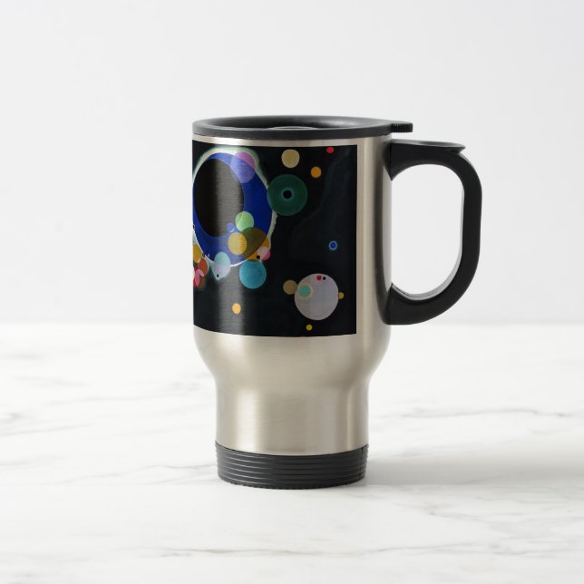 Mug De Voyage Kandinsky Plusieurs cercles Abstraits (Droit)