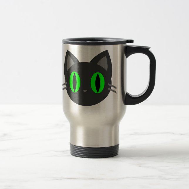 Mug De Voyage Kawaii Kitty Halloween (Droit)