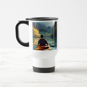 Mug De Voyage Kayak plus, s'inquiéter moins   Citation de Kayaki