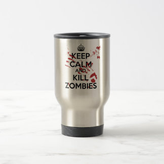 Mug De Voyage Keep Calm and Kill Zombies