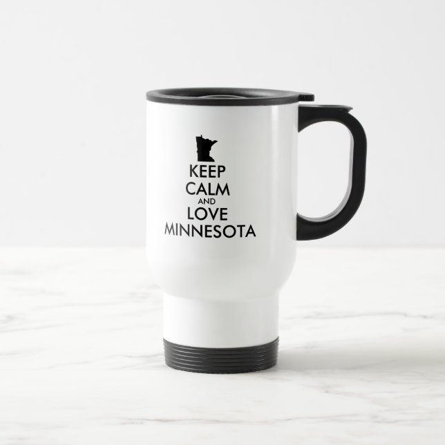 Mug De Voyage KEEP CALM et LOVE MINNESOTA (Droite)