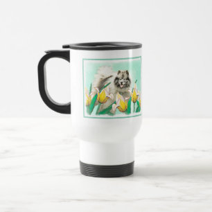 Mug De Voyage Keeshony in Tulips Peinture mignonne Original Chie