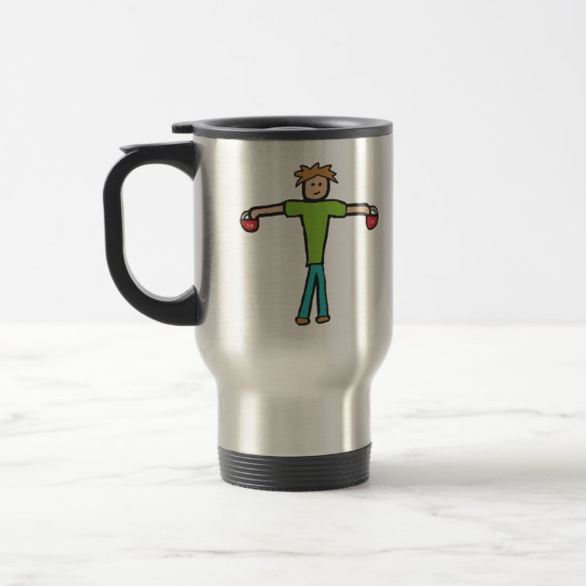Mug De Voyage Kettlebell (Gauche)