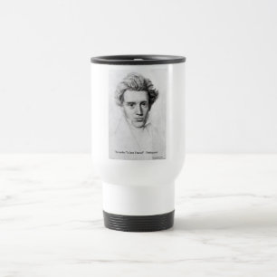 Mug De Voyage Kierkegaard "Love Yourself" Citation D'Amour Cadea