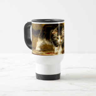 Mug De Voyage Kitten avec peinture et brosses