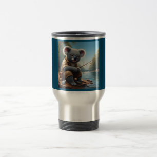 Mug De Voyage Koala Fishing