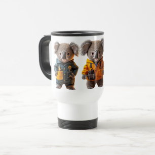 Mug De Voyage Koala tournez bouchon thermomètre