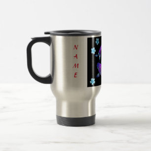 MUG DE VOYAGE KOI FISH NOM PERSONNALISÉ VOYAGE MUG