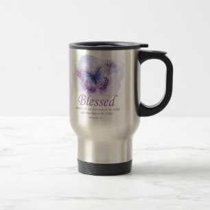 Mug De Voyage La Bible chrétienne des femmes Verse Papillon :B