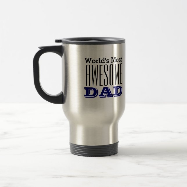 Mug De Voyage La conception de DAD-Text la plus remarquable du m (Gauche)