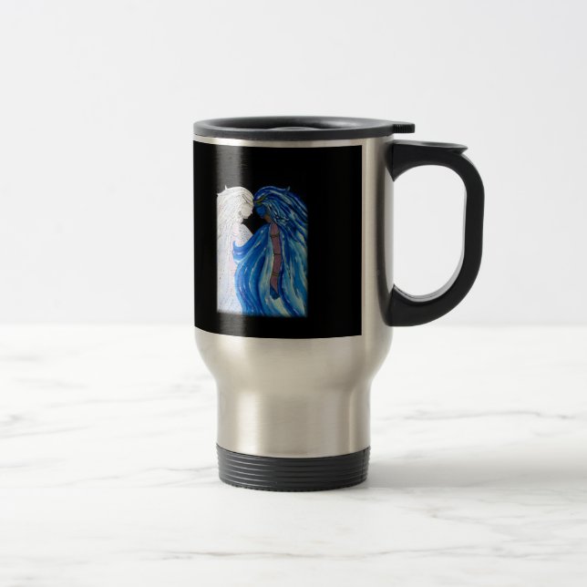 Mug De Voyage La Dame de la flamme bleue (Droit)