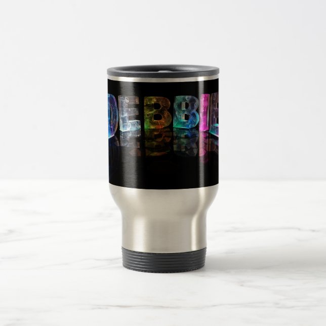 Mug De Voyage La Debbie nommée dans 3D s'allume (la (Centre)