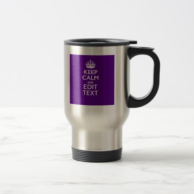 Mug De Voyage La Décoration Violette Vous Conserve Facilement Du (Droit)