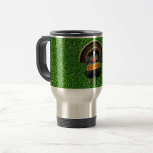 Mug De Voyage La dinde fière de SlipperyJoe mange du jambon roug