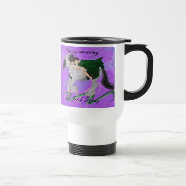 Mug De Voyage La femme attaquent à cheval (Droite)