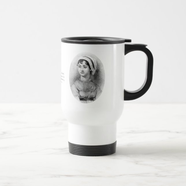 Mug De Voyage La fierté de Jane Austen (Droite)