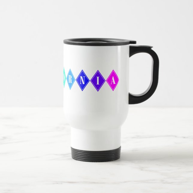 Mug De Voyage la fierté de la californie. (Droite)