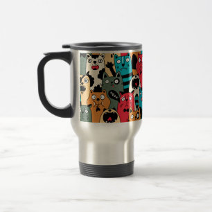 Mug De Voyage La foule des chats