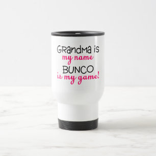 Mug De Voyage La grand-maman est mon Bunco nommé est mon jeu