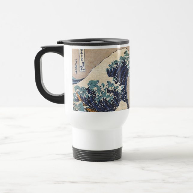 Mug De Voyage La Grande Vague au large de Kanagawa (Gauche)