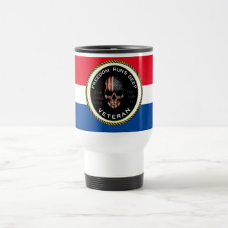 MUG DE VOYAGE LA LIBERTÉ FONCTIONNE EN VÉTÉRAN PROFOND