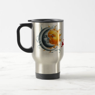 Mug De Voyage La Lune et le Soleil en Amour sur un