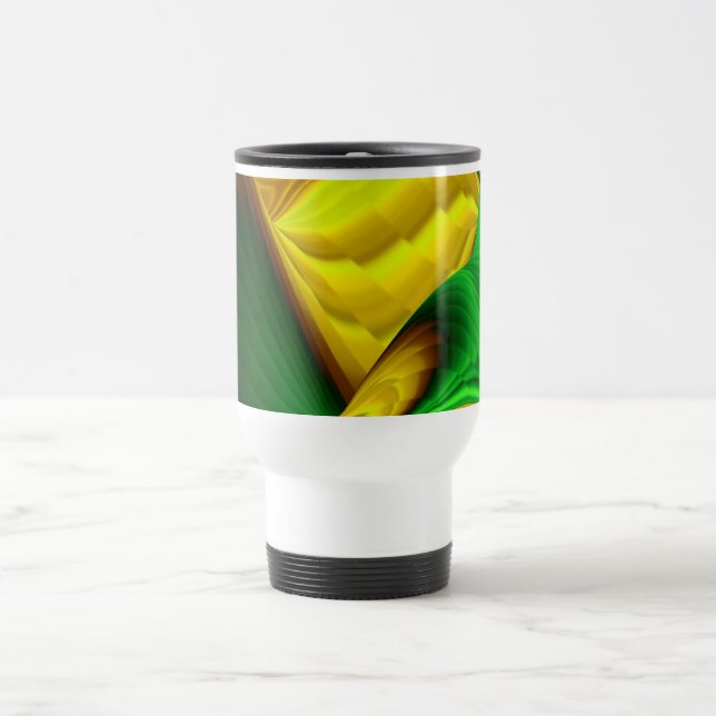 Mug De Voyage La magie de l'été, 3D Art Abstrait (Centre)