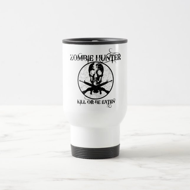Mug De Voyage La mise à mort de chasseur de zombi… ou soit (Centre)