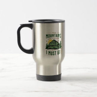 Mug De Voyage La Montagne Appelle
