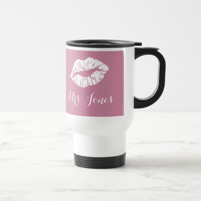 Mug De Voyage La moustache de Mme et de Mme Lips attaque le (Droite)