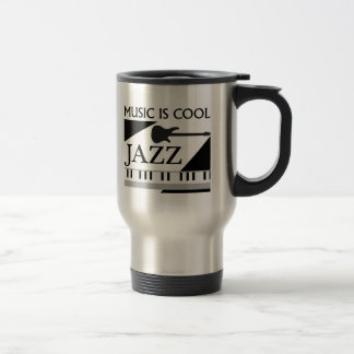 Mug De Voyage La musique est fraîche, JAZZ
