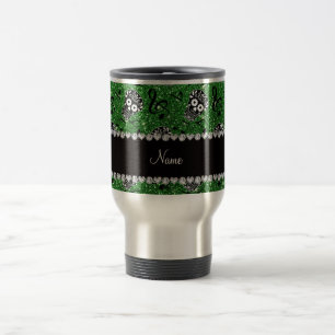 Mug De Voyage La musique verte nommée de parties scintillantes