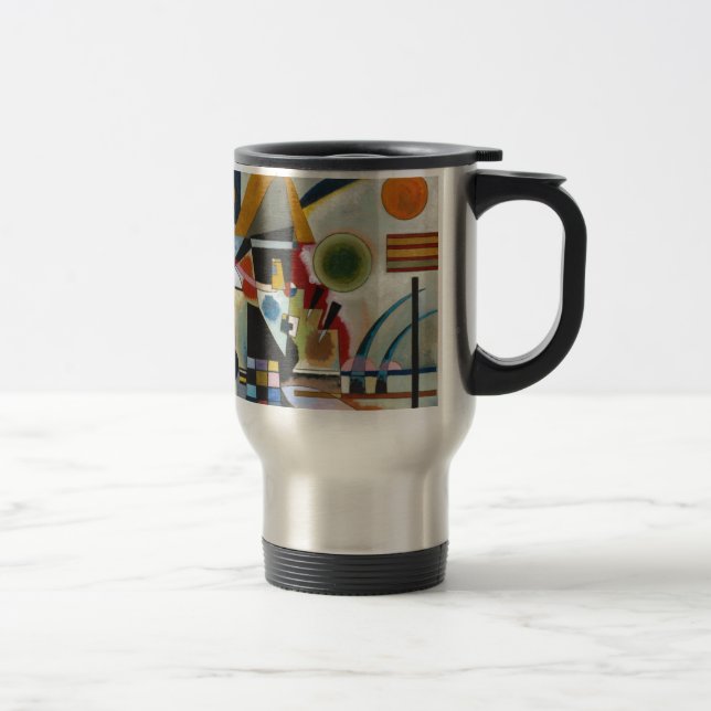 Mug De Voyage La peinture Abstraite de Kandinsky (Droit)