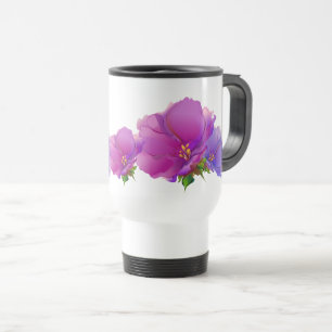 Mug De Voyage La peinture florale cadeau de la fête des mères