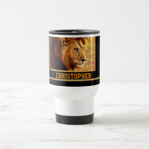 Mug De Voyage La photographie noble de lion